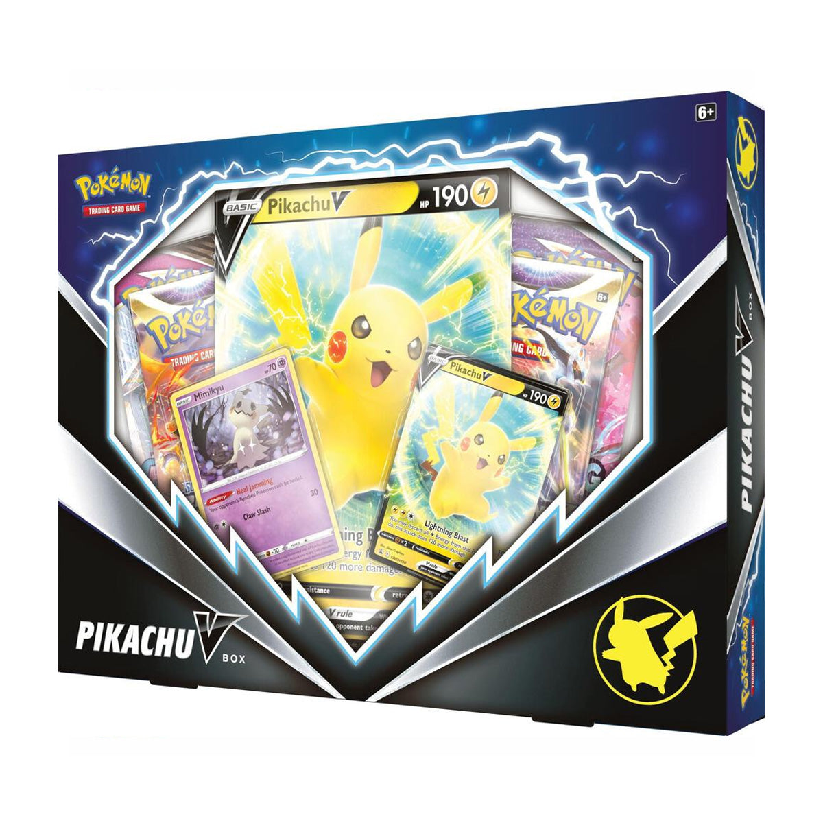 The Pokémon TCG: Pikachu V Box sealed packaging