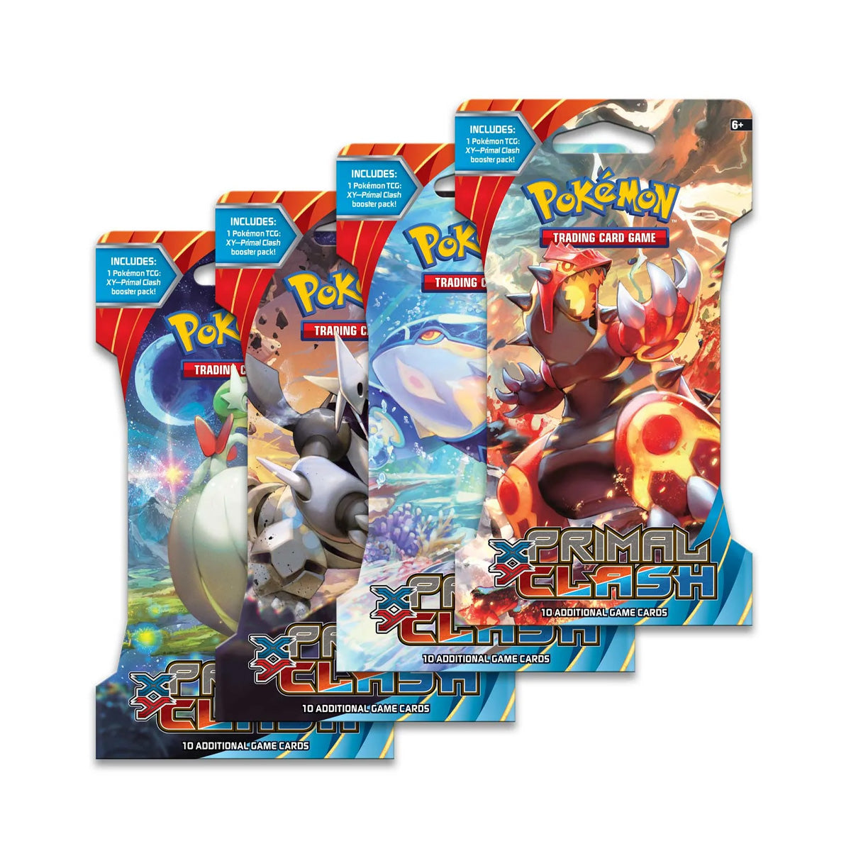Pokémon TCG XY Primal Clash Sleeved Booster Pack Sealed Packaging