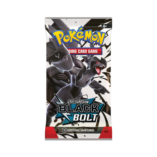 Pokémon TCG Scarlet & Violet Black Bolt Booster Pack Sealed Packaging