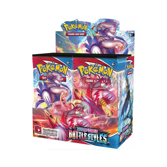 Pokémon TCG Sword & Shield Battle Styles Booster Box sealed packaging