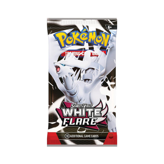 Pokémon TCG Scarlet & Violet White Flare Booster Pack Sealed Packaging