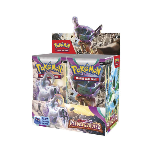 Pokémon TCG Scarlet & Violet Paldea Evolved Booster Box sealed packaging