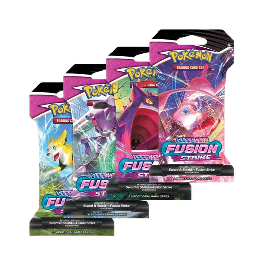 Pokémon TCG Sword & Shield Fusion Strike Sleeved Booster Pack Sealed Packaging