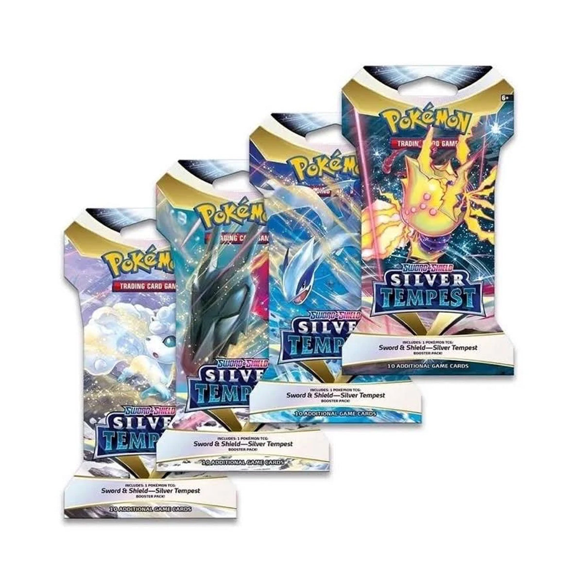 Pokémon TCG Sword & Shield Silver Tempest Sleeved Booster Pack Sealed Packaging