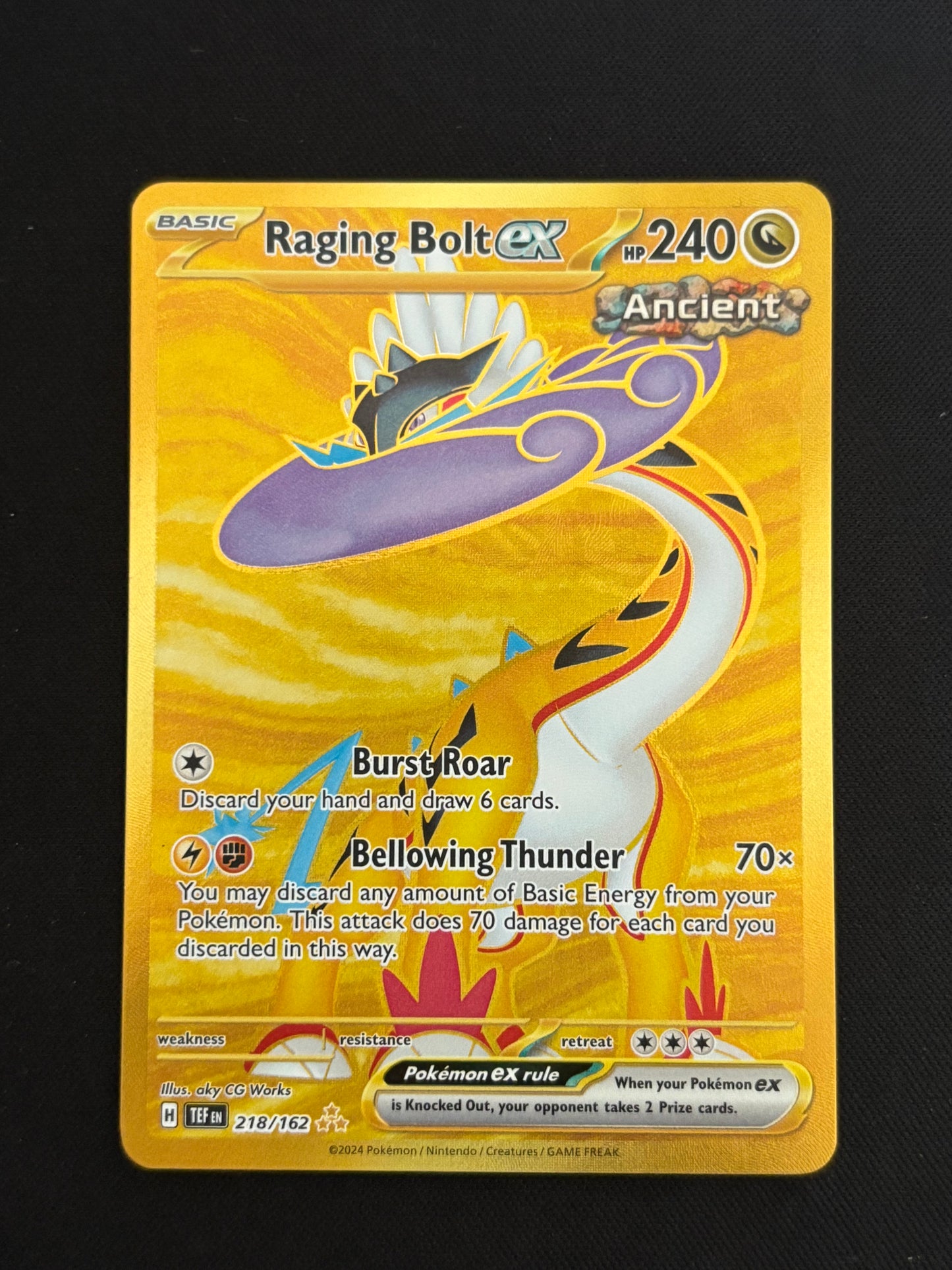 Raging Bolt EX 218/162 | Temporal Forces