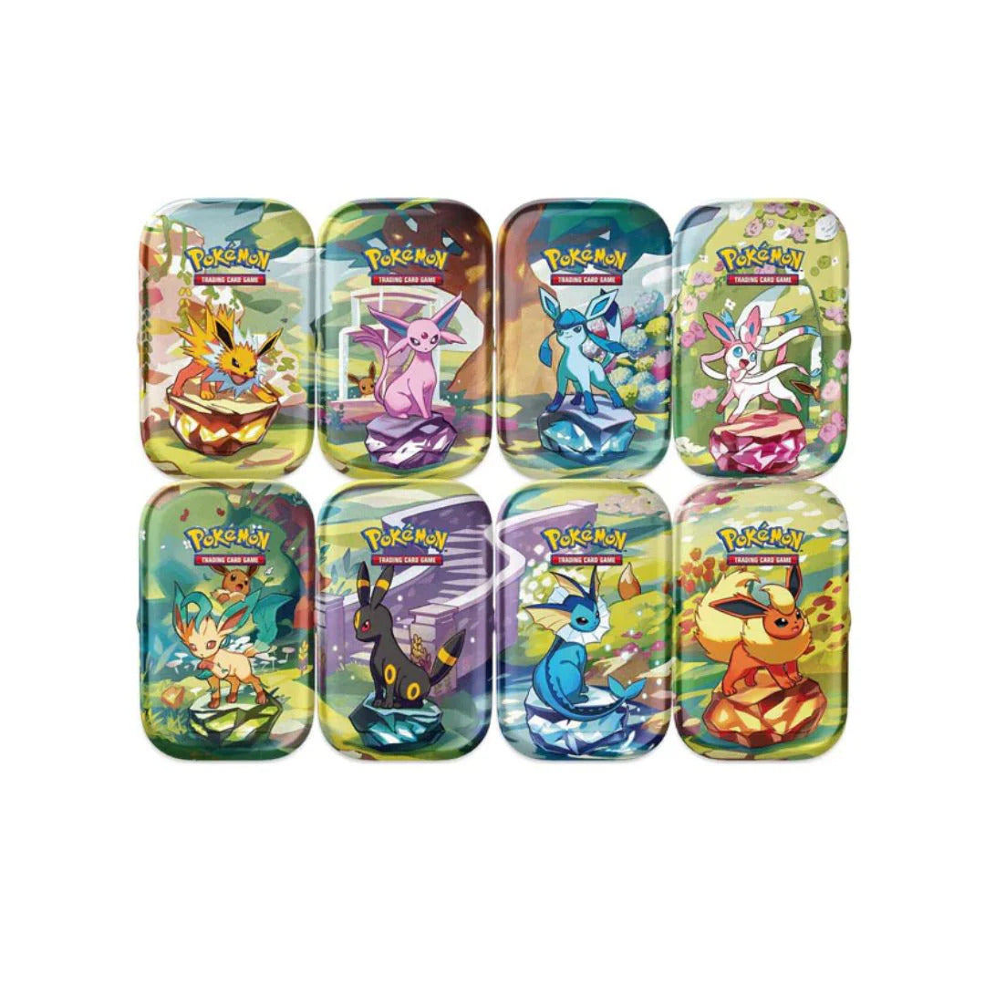 Pokémon TCG: Scarlet & Violet Prismatic Evolutions Mini Tin sealed packaging