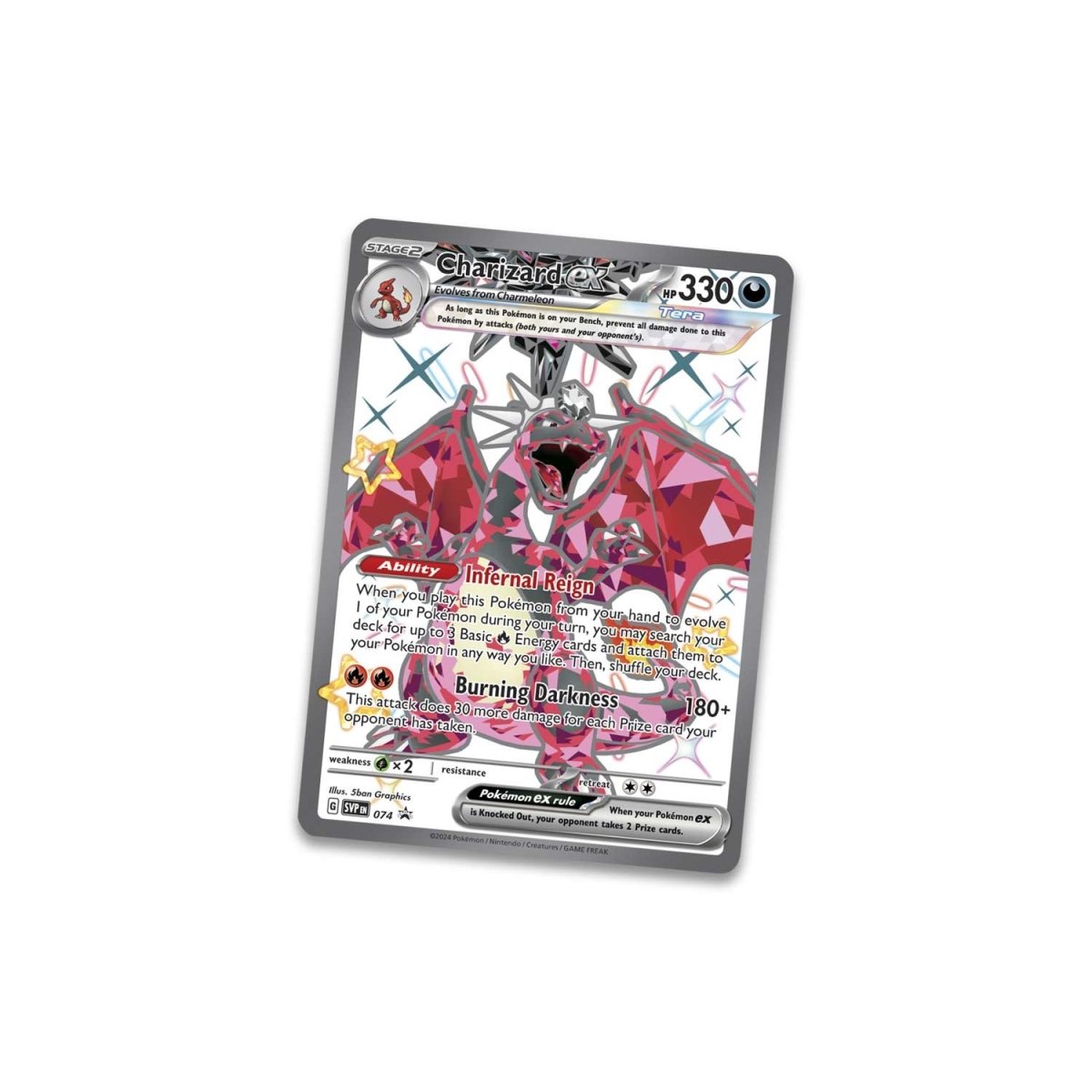 Pokémon TCG: Paldean Fates Tin [Shiny Charizard EX]